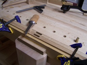 Mortising Board in Action