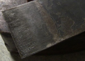Rusty Toothing Iron Teeth Detail