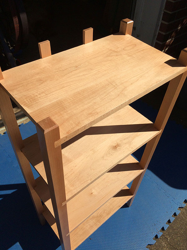 hand made display shelf