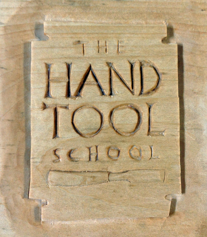 Hand Tool School Carved Logo