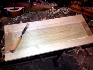 Inlaying with a chisel