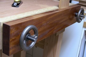 Benchcrafted Moxon Vise on the Joinery bench