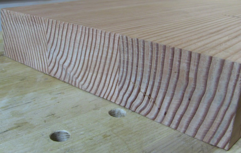 joinery bench end grain top