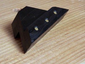 Ebony Miter Paring Block