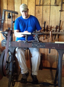 Barnes Treadle Lathe