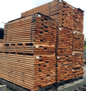 how to air dry lumber