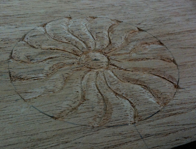 Pinwheel carving
