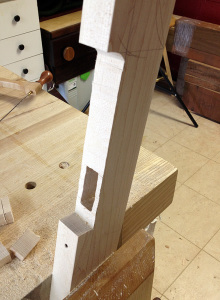 Sawn Through Mortise