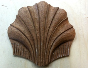 Queen Anne Shell Carving