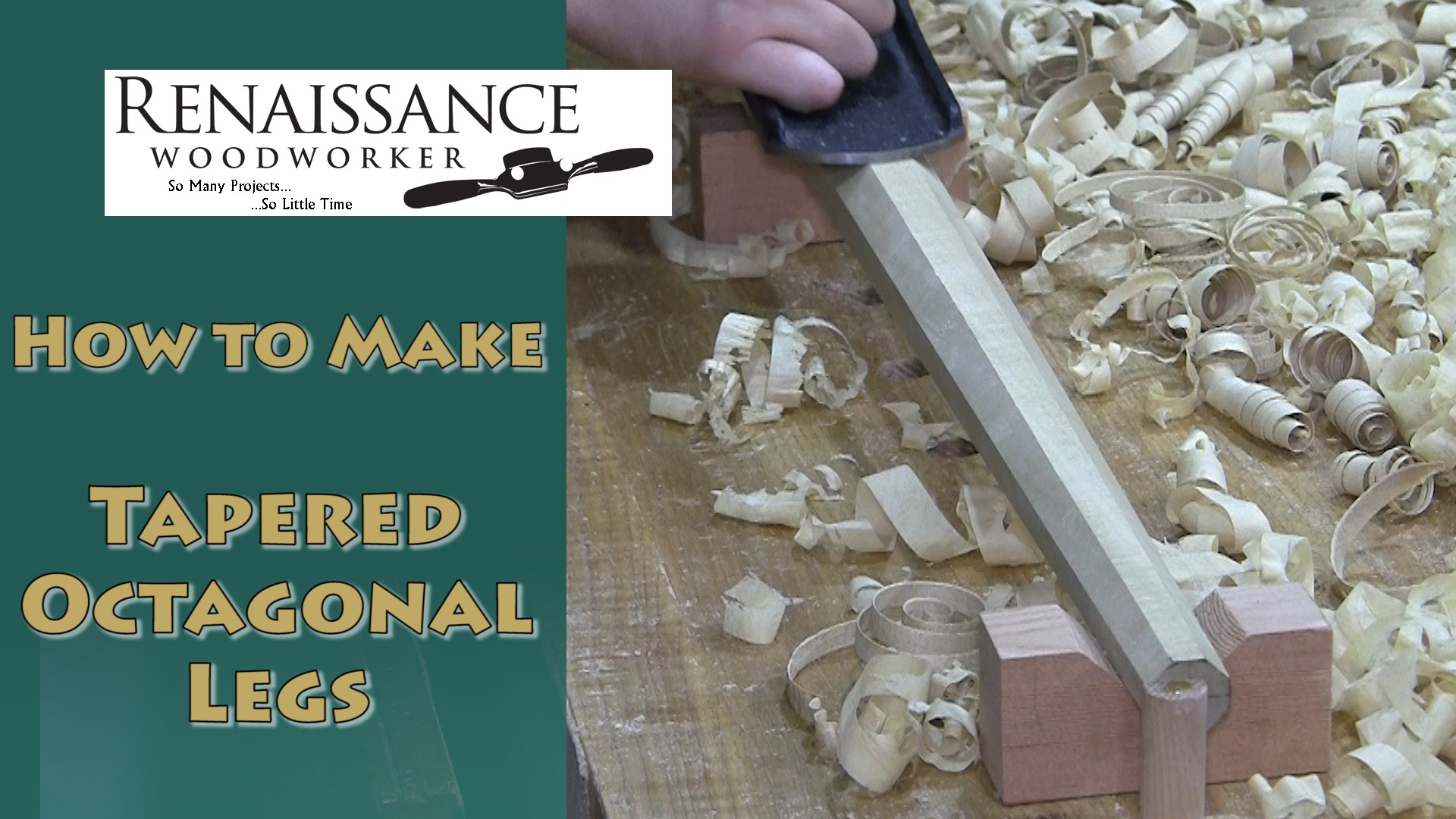 How to Make Octagonal Tapered Legs The Renaissance Woodworker