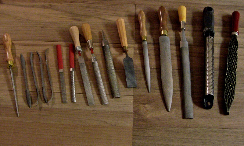 woodworking rasps and files