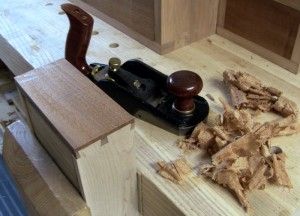 Smooth planing drawer fronts