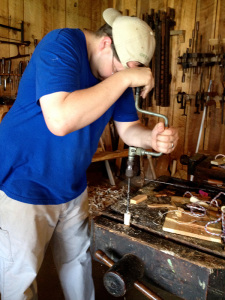 Boring a Straight Hole