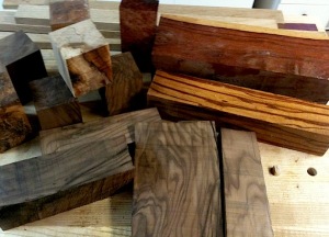 Turning Blanks for Christmas Gifts 2011