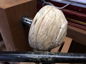 turned bowl in progress