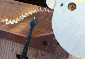 Can't get a clean hole or the bit stops cutting?  Go sharpen the bit.