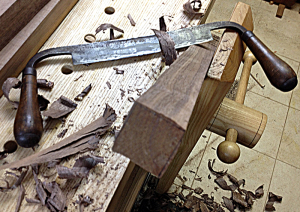 draw knife rift sawn legs