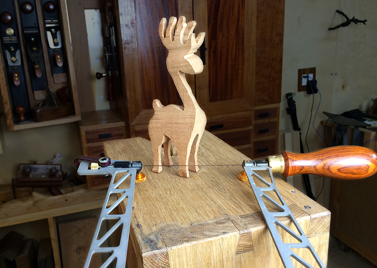 RWW 189 Bandsaw Reindeer by Hand The Renaissance Woodworker