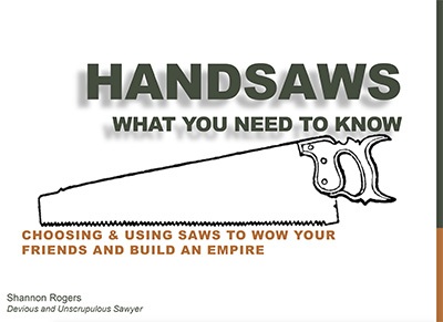 handsaw class hand out