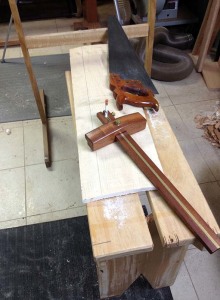 Panel guage marking for rip