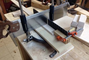 miterbox for repeatable cuts