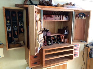 assembling tool cabinet interior