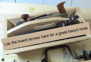 tool tote bench hook