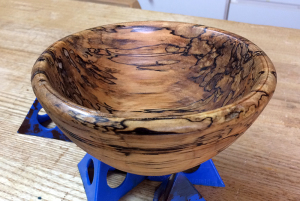 Treadle lathe bowl